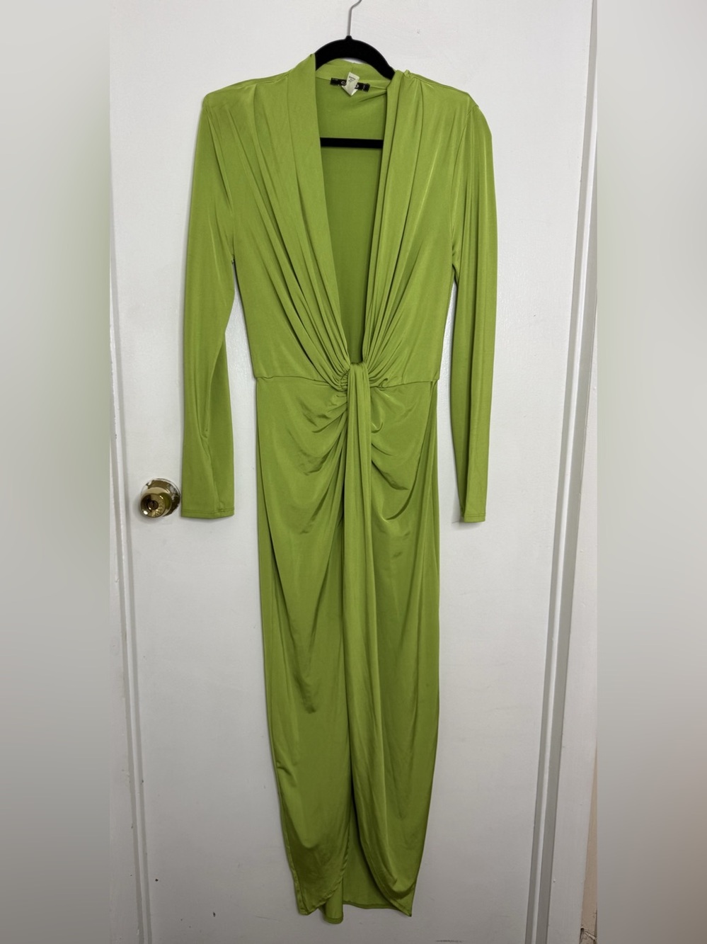 CAMEO Green Maxi Dress Size Large Like New